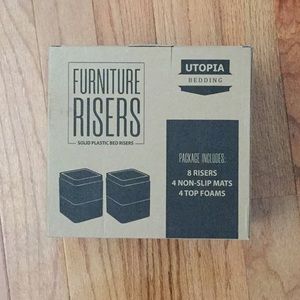 Utopia Bedding pack of 8 bed risers